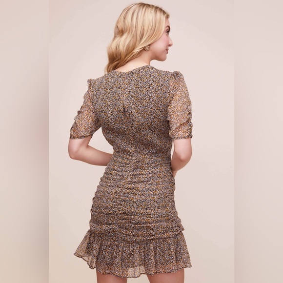 ASTR Shirred Bottom Mini Dress NWT | Size S - Picture 3 of 5